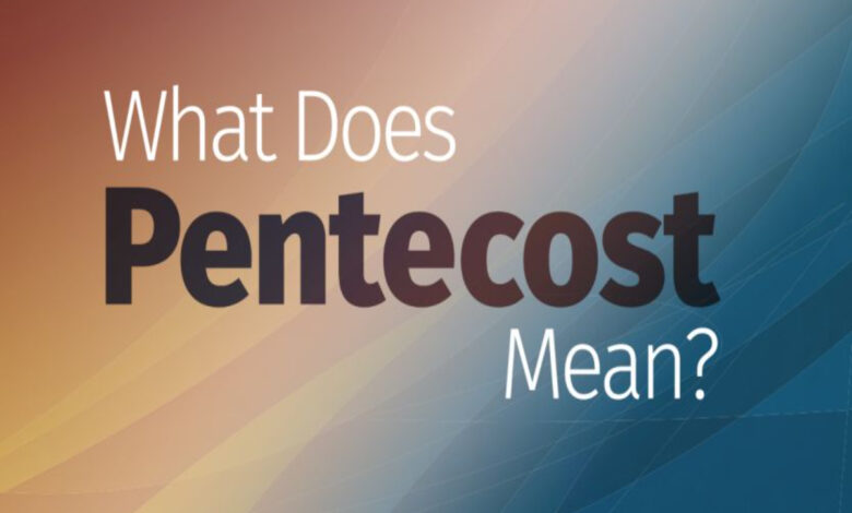 Pentecost Sunday commemorates and celebrates the early church's reception of the Holy Spirit. John the Baptist predicted that on the first Pentecost
