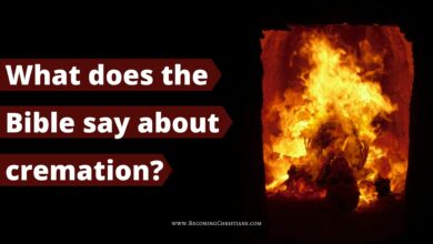 What does the Bible say about cremation?