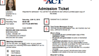 How to Print an ACT Admission Ticket