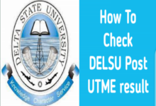 How To Check DELSU Post UTME Result