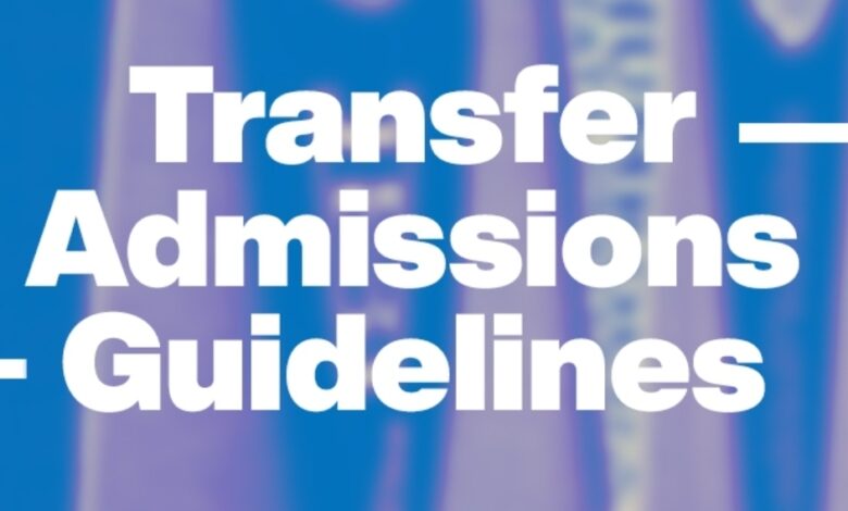 Transfer Admission To Another University