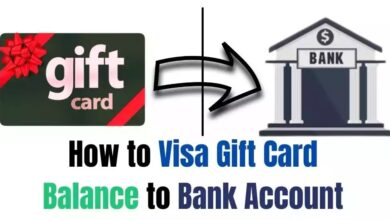 Transfer Visa Gift Card to Bank Account