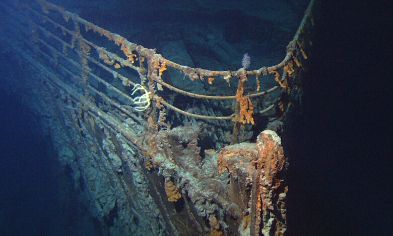How deep is the Titanic Ship