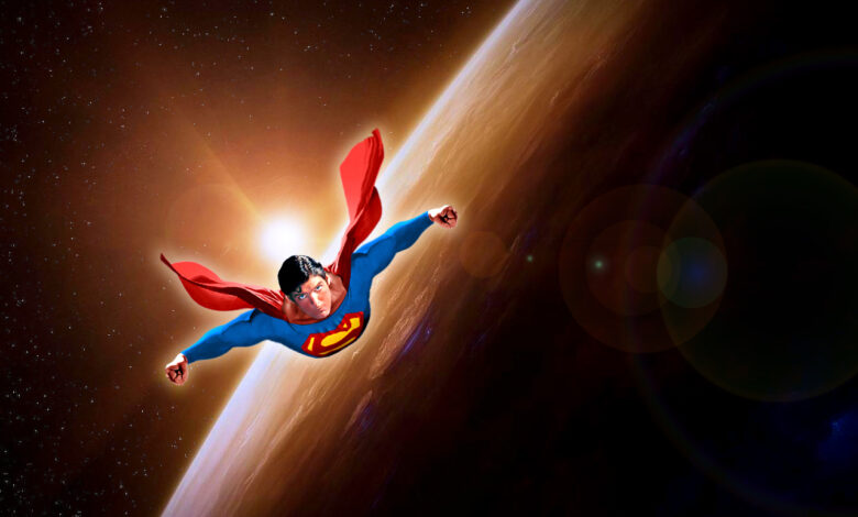 How does superman fly