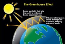 Greenhouse effect diagram
